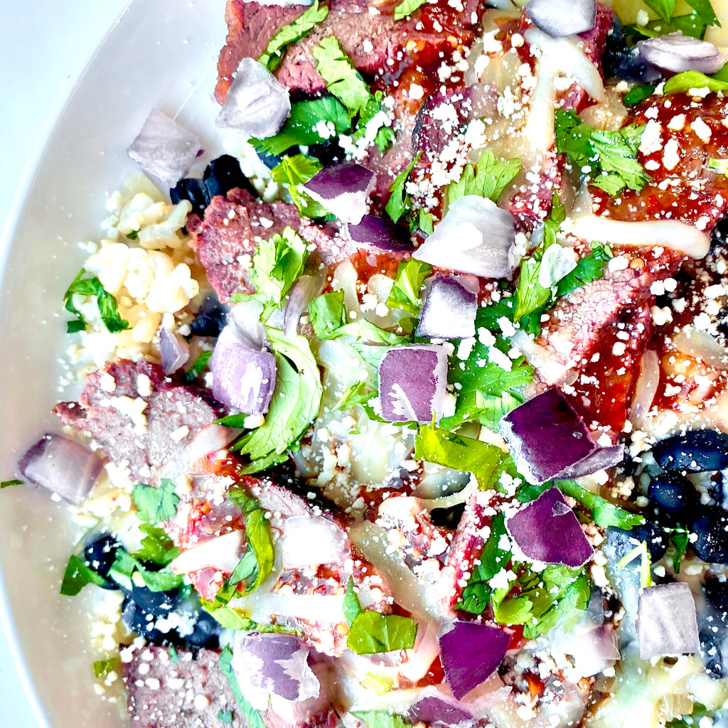 Grilled Steak Burrito Bowl Poco Pizza