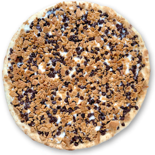 Chocolate Chip Cannoli Dessert Pizza