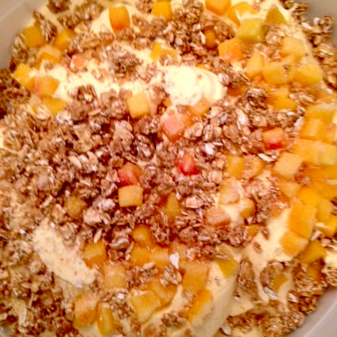 Ice Cream - Peach Cobbler