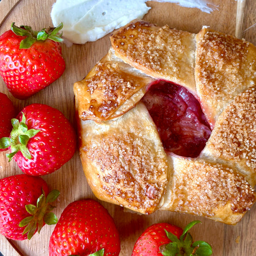 Strawberries & Cream Galette