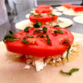 Tomato Basil Feta Galette