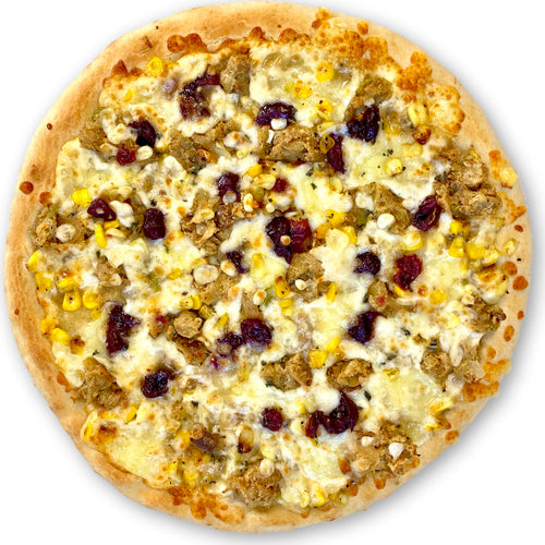 Vegetarian Thanksgiving Pizza