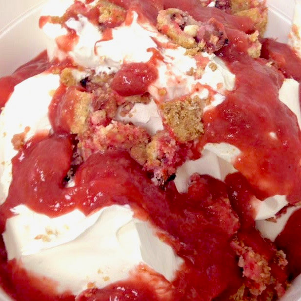 Ice Cream - Strawberry Rhubarb Kuchen