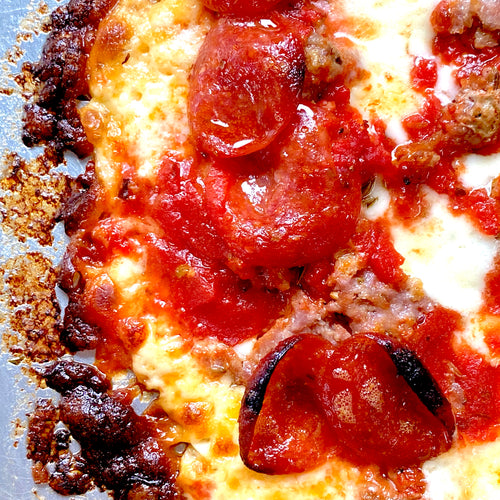 KETO Pizza Bowl - Sausage & Pepperoni