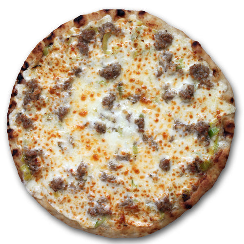 Potato Leek Sausage Pizza - Poco Pizza - Frozen Pizza