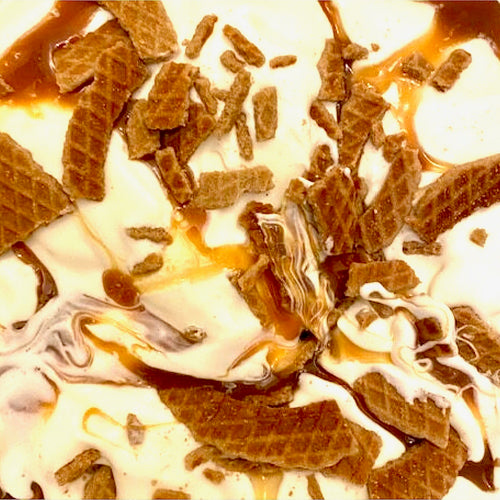 Ice Cream - Caramel Stroopy Cheesecake