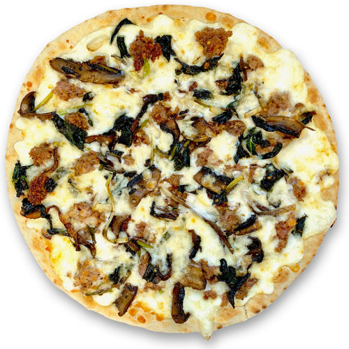 White Ramp, Sausage, & Mushroom